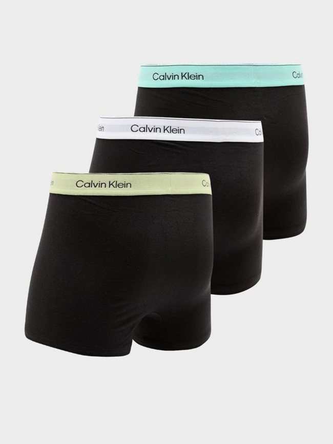 Pack de 3 boxers icon à élastiques colorés noir homme - Calvin Klein