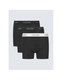 Pack de 3 boxers icon à élastiques logotés noir homme - Calvin Klein
