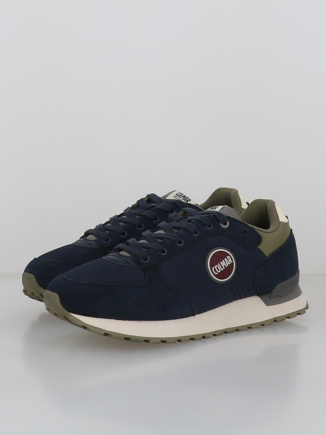 Baskets travis authentic bleu marine kaki homme - Colmar