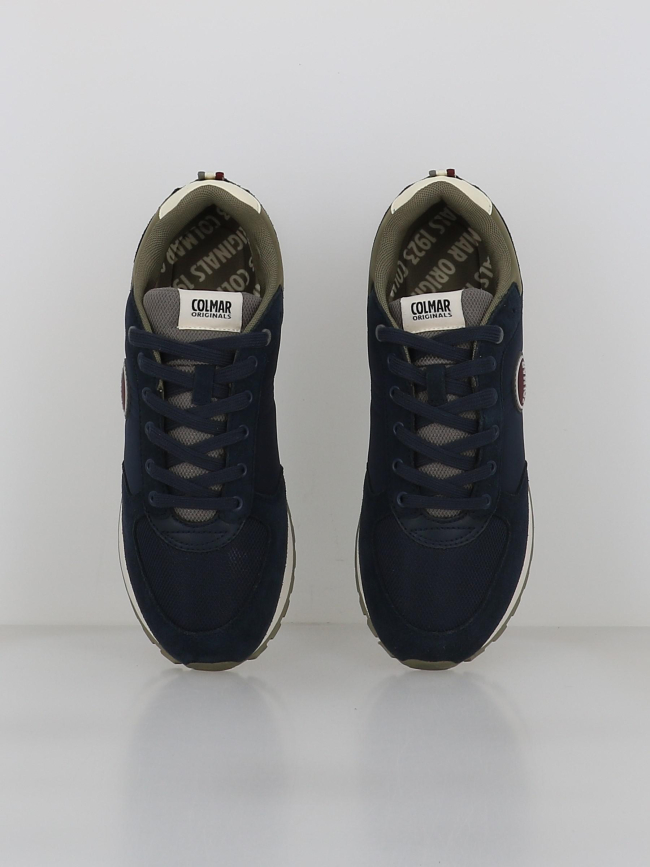 Baskets travis authentic bleu marine kaki homme - Colmar