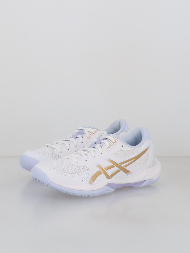 Chaussures de volleyball gel rocket blanc femme - Asics
