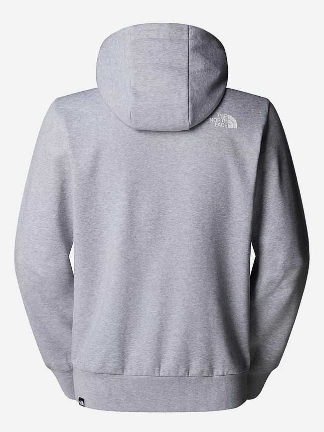 Sweat à capuche essential relaxed gris chiné homme - The North Face