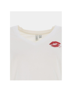 T-shirt col v feyola blanc femme - Vero Moda
