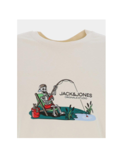 T-shirt à manches courtes jorskull nature beige homme - Jack & Jones