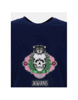 T-shirt jorskull nature bleu marine homme - Jack & Jones
