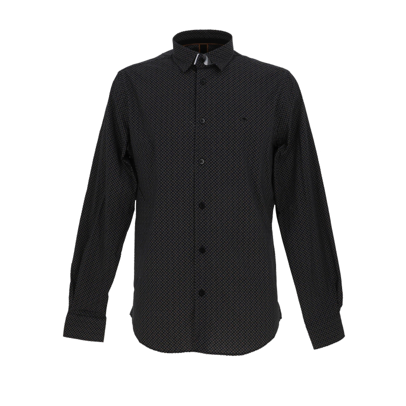 Chemise imprimée laios noir homme - Benson & Cherry