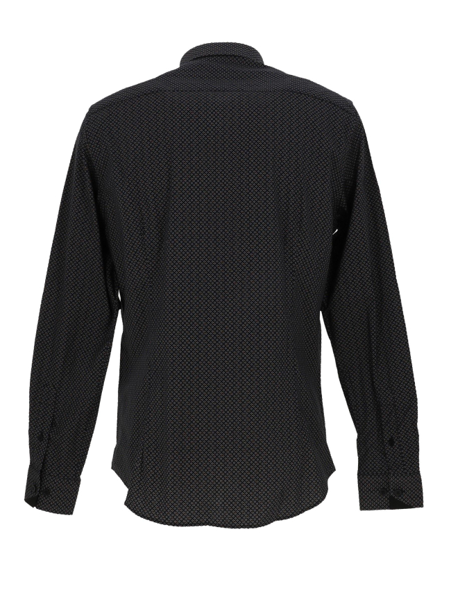 Chemise imprimée laios noir homme - Benson & Cherry