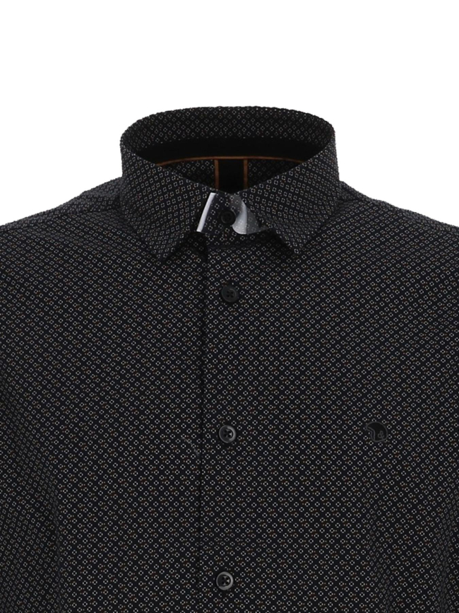 Chemise imprimée laios noir homme - Benson & Cherry
