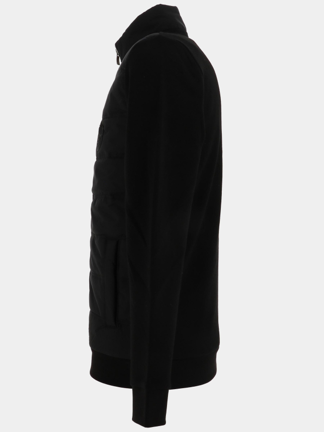 Veste bi matière spalong noir homme - Benson & Cherry