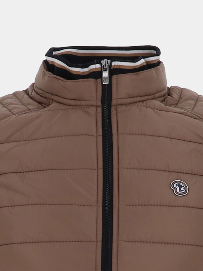 Doudoune sans manche stallone marron homme - Benson & Cherry