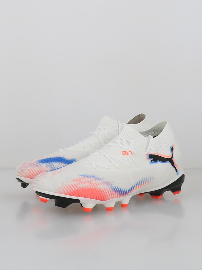 Chaussures de football future 8 match fg/ag blanc homme - Puma