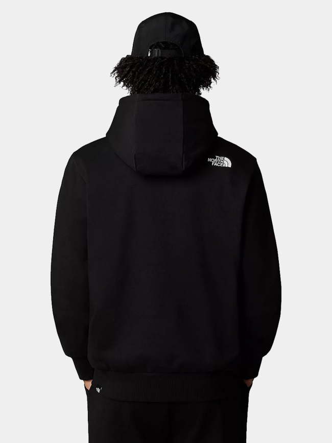 Sweat à capuche fine noir homme - The North Face