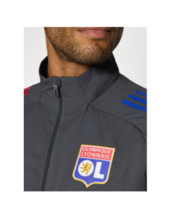 Veste pré-match olympique lyonnais 25 anthracite homme - Adidas
