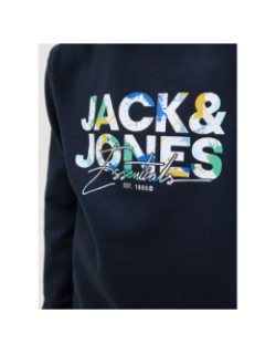 Sweat à capuche jjgeplas bleu marine garçon - Jack & Jones