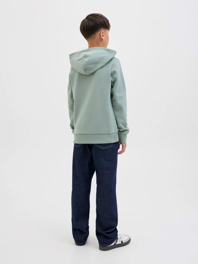 Sweat à capuche jjgeplas kaki garçon - Jack & Jones