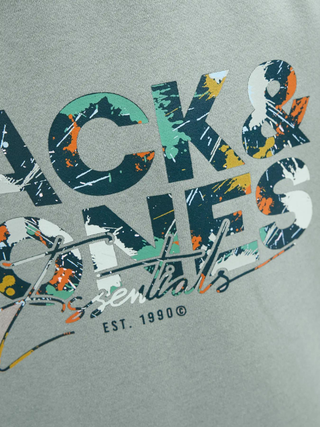 Sweat à capuche jjgeplas kaki garçon - Jack & Jones