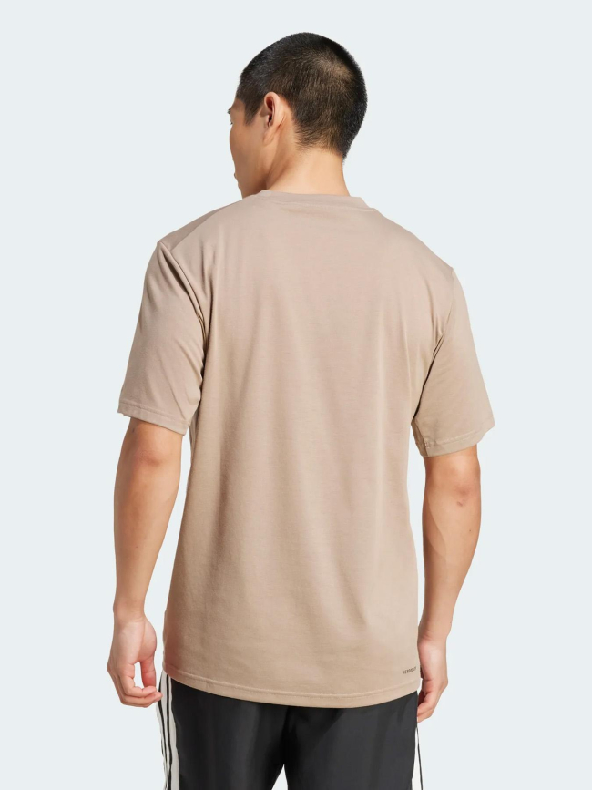 T-shirt train essentials feelready marron homme - Adidas