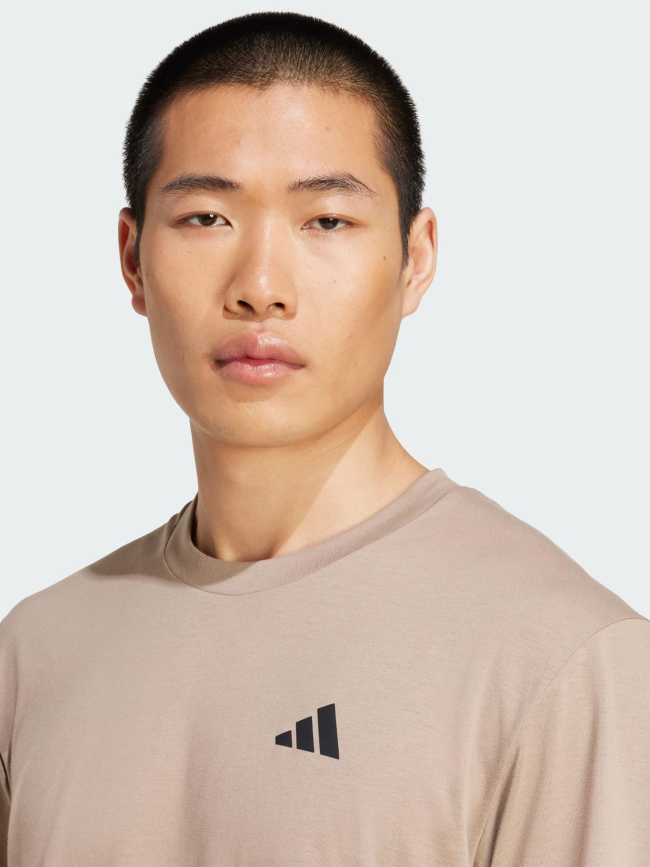 T-shirt train essentials feelready marron homme - Adidas