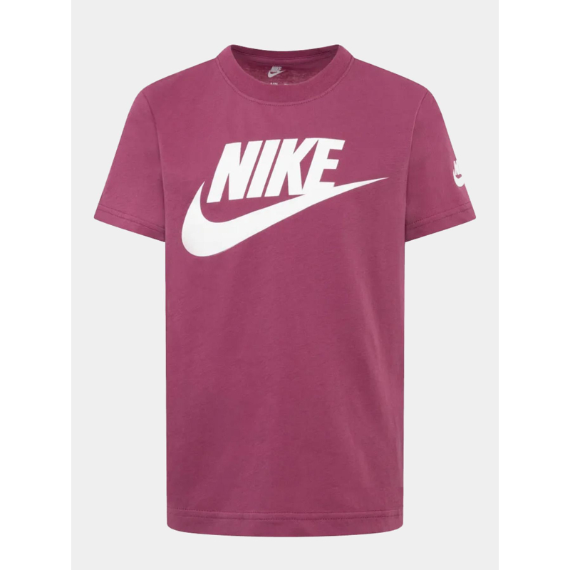 T-shirt à manches courtes futura evergreen fuschia enfant - Nike
