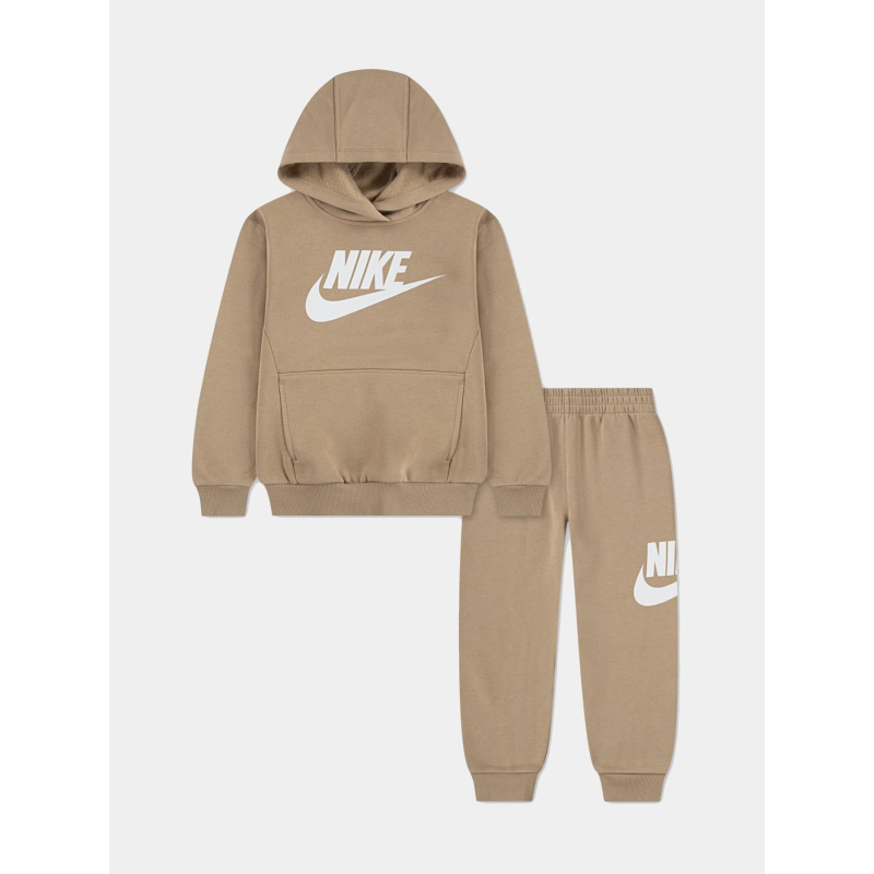 Ensemble de survêtement club fleece beige enfant - Nike