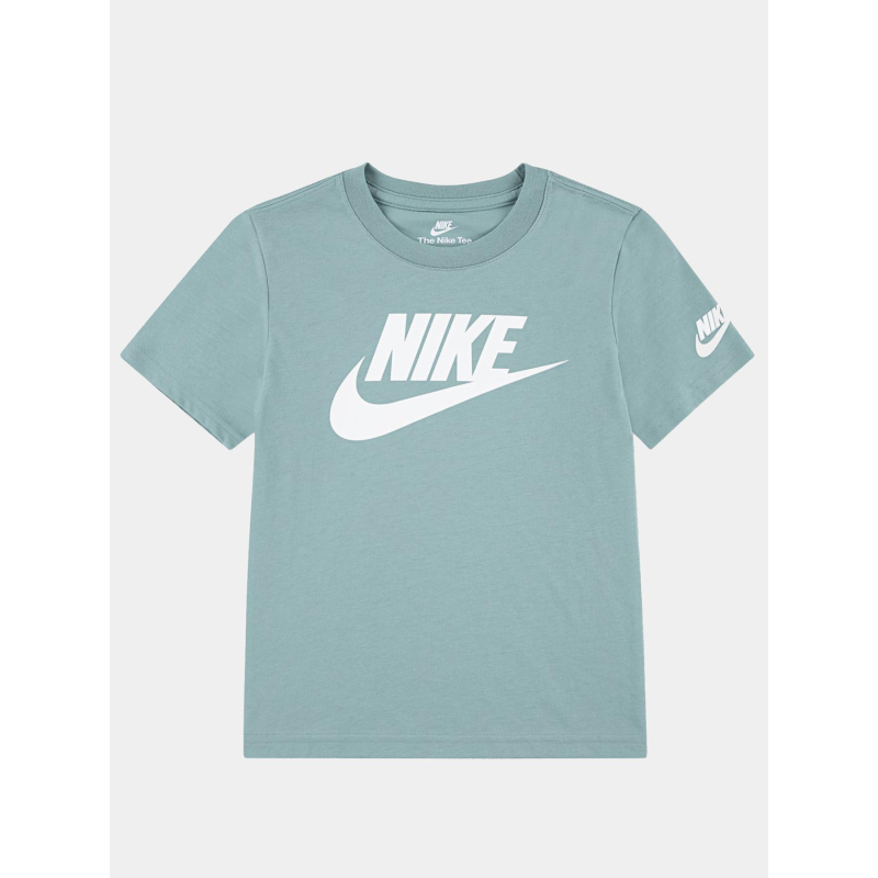 T-shirt à manches courtes futura evergreen vert d'eau enfant - Nike