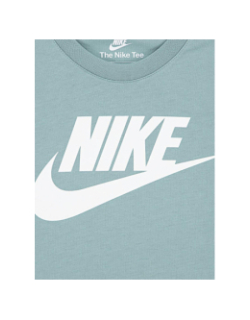 T-shirt à manches courtes futura evergreen vert d'eau enfant - Nike