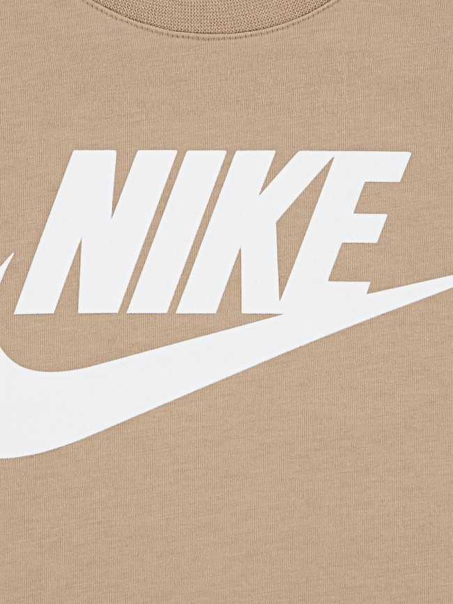 T-shirt à manches courtes futura evergreen beige enfant - Nike