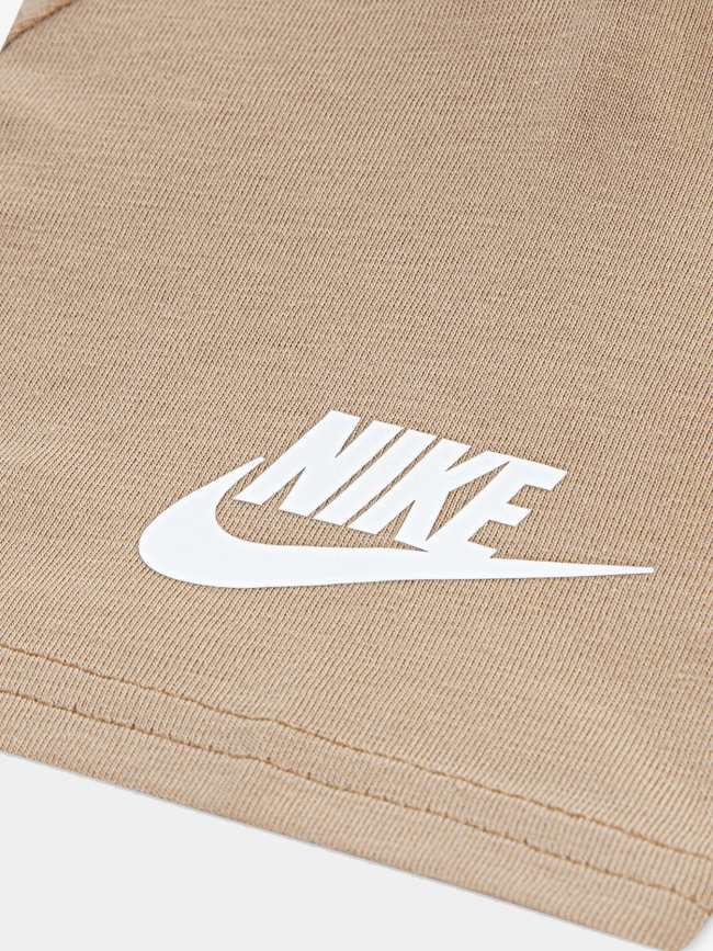 T-shirt à manches courtes futura evergreen beige enfant - Nike