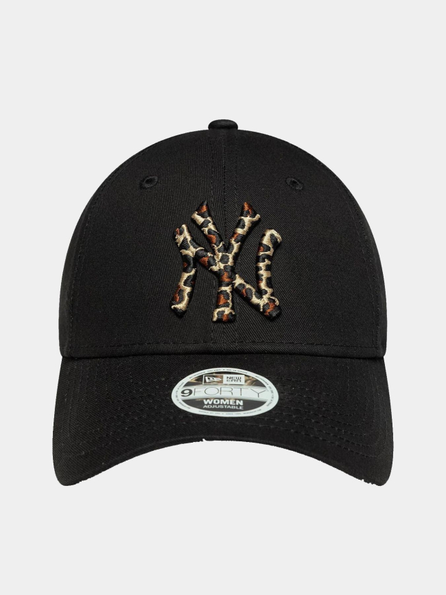 Casquette 9forty léopard noir femme - New Era