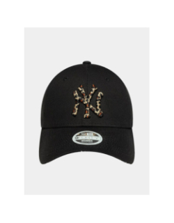 Casquette 9forty léopard noir femme - New Era