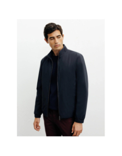 Blouson teddy léger romain bleu marine homme - Izac