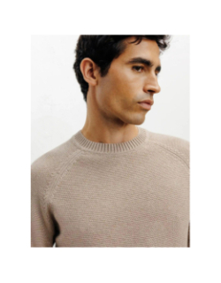 Pull en maille borange beige homme - Izac