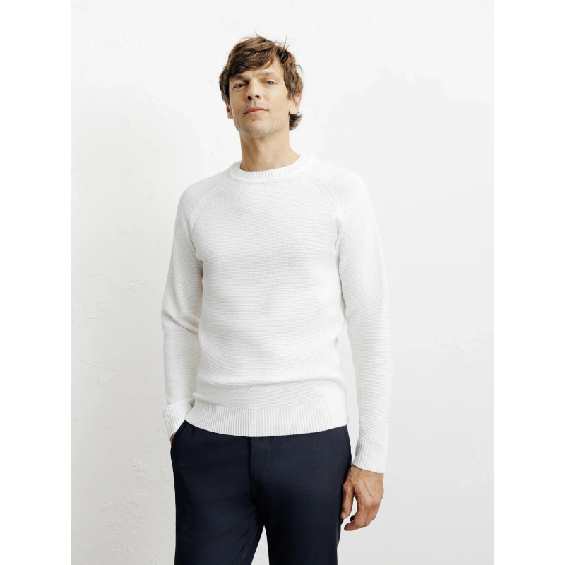 Pull en maille borange écru homme - Izac