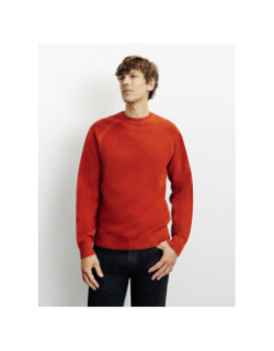 Pull en maille borange rouge homme - Izac