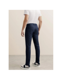 Pantalon perry slim fit bleu marine homme - Izac