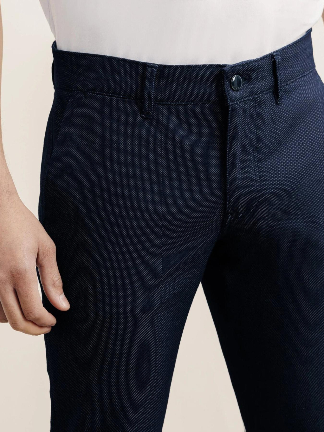 Pantalon perry slim fit bleu marine homme - Izac