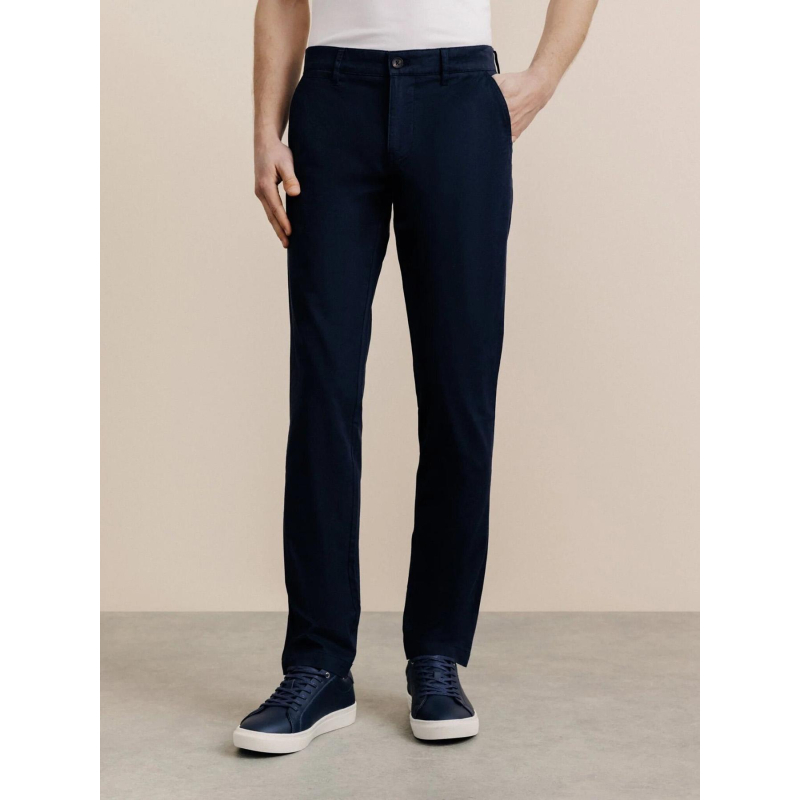 Pantalon chino slim fit palor bleu marine homme - Izac