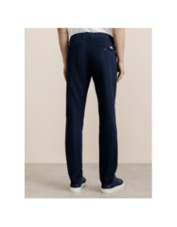 Pantalon chino slim fit palor bleu marine homme - Izac