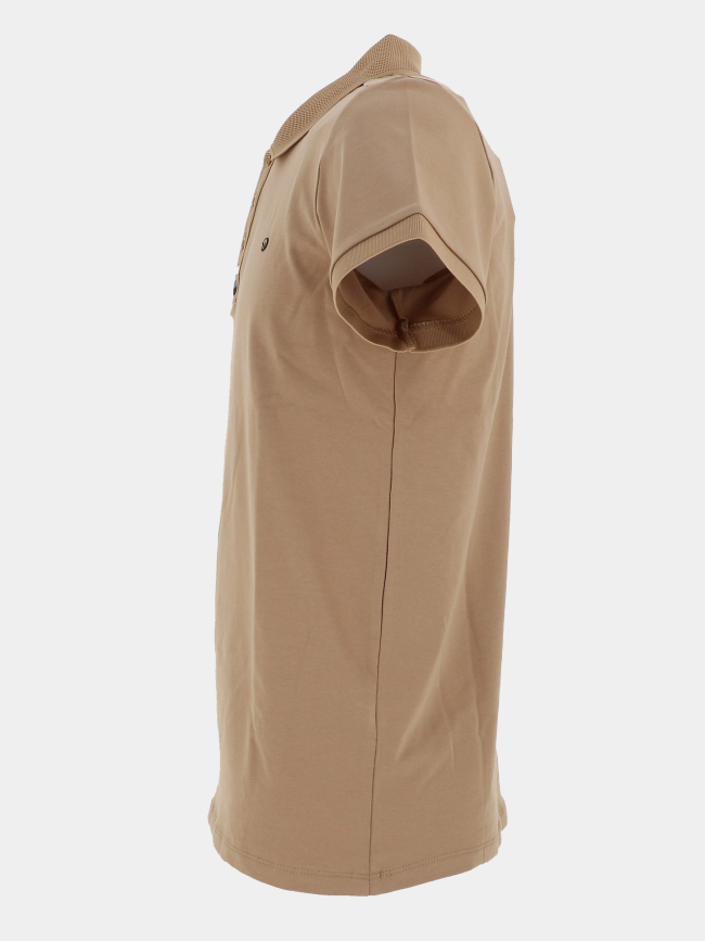 Polo garlic cappuccino marron homme - Benson & Cherry