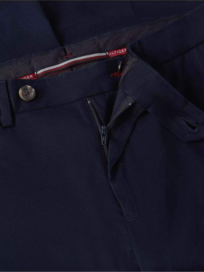 Pantalon chino denton clean bleu marine homme - Tommy Hilfiger