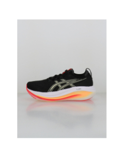 Chaussures de running gel nimbus 27 noir kaki homme - Asics