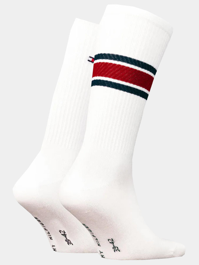 Pack de 2 paires de chaussettes monogram sport blanc homme - Tommy Hilfiger