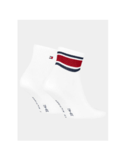 Pack de 2 paires de chaussettes quarter sport blanc homme - Tommy Hilfiger