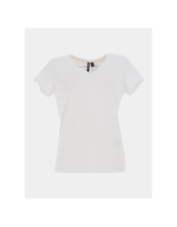 T-shirt à manches courtes pcserima été blanc femme - Pieces
