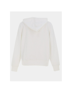 Sweat à capuche maia believe blanc femme - Only