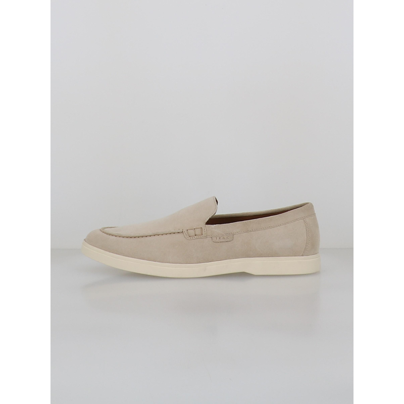 Mocassin en suède emile écru homme - Izac
