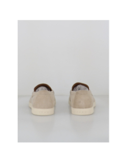 Mocassin en suède emile écru homme - Izac