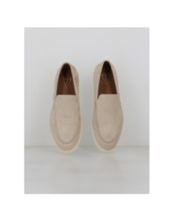 Mocassin en suède emile écru homme - Izac