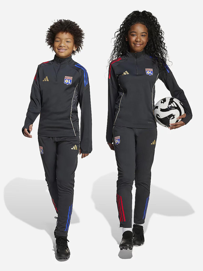 Pantalon d'entrainement football ol tiro 25 gris homme - Adidas