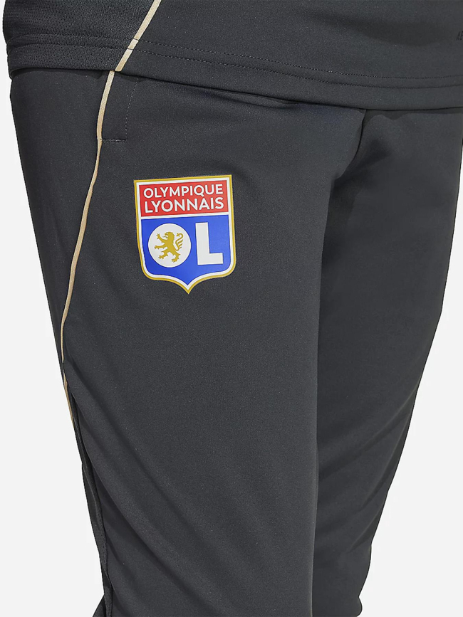 Pantalon d'entrainement football ol tiro 25 gris homme - Adidas
